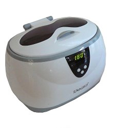 iSonic D3800A-W Digital Ultrasonic Cleaner, 1.3Pt/0.6L, White Color, 110V