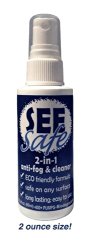 Jaws SEEsafe 2-in-1 Antifog and Cleaner, 2-Ounce