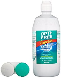 Opti-Free Express Disinfecting Solution, Multi-Purpose, Lasting Comfort Formula,10 fl. oz.