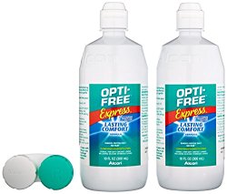 Opti-Free Express Multi-purpose Disinfecting Solution, 2-Count, 10-Ounce Bottles