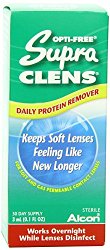 Opti-Free Supra Clens Daily Protein Remover (.1 Fluid Ounces) (Pack of 3)