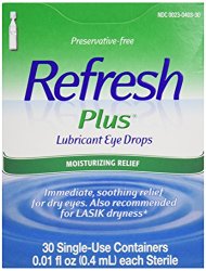 Refresh Plus Lubricant Eye Drops, 30 containers