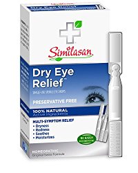 Similasan Preservative-Free Dry Eye Relief Eye Drops, .014-Ounce Single-Use Droppers in 20-Count Boxes