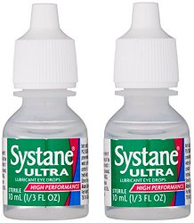 Systane Ultra Lubricant Eye Drops, 2-count .33 fl oz (10 ml) Bottle