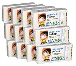 Vision Clarity Carnosine Eye Drops 12 Box Discount, 20.95 Each, 2 Vials per box, 120 ml Total