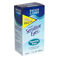 Bausch & Lomb Sensitive Eyes Drops, 1-Ounce Bottle