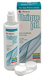 Menicon Unique pH Multi-Purpose Solution + RGP Lens Case, ONE 4 fl oz (120ml) bottle