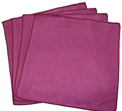 Opti Polishing Cloths: Pkg of 4 – 12″ X 12″ Wine Color