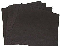 Opti Polishing Cloths: Pkg of 4 – 6″ X 6″ Black