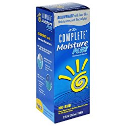 Complete MoisturePlus Multi-Purpose Solution, No Rub, 12-oz Bottle