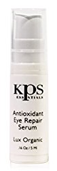 Antioxidant Eye Serum with Retinol, Hyaluronic Acid, Vitamin A & C – .16oz | Repair Sun Damage, Fade Age Spots & Dark Circles, Reduce Puffy Eyes & Wrinkles | Improve Skin Texture | By KPS Essentials