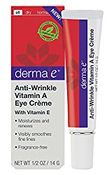 Derma E Anti-Wrinkle Vitamin A Eye Creme, 0.5 Ounce