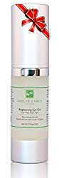 Eye Gel Cream for Dark Circles, Puffiness, Bags and Wrinkles by Keelyn Grace – Plant Stem Cell Therapy with Echinacea, Cucumber, Aloe and Licorice, Rich In Peptides, Vitamin C, Hyaluronic Acid