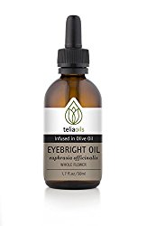 Eyebright (Euphrasia Officinalis) Infused Oil Extract (Macerated Oil), 1.7 Oz – 50 Ml / Hydrates the Delicate Skin Around the Eye Area – Protects Against the Appearance of Fine Lines and Wrinkles