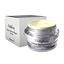 HollyBerry – The BEST Eye Gel – for dark eyes and PUFFINESS WRINKLESand BAGS – Marine Collagen – Vitamin C Anti Age Eye cream Gel Bring Vibrancy And Youthful Glow To Your Face Best Anti Ageing Eye Gel, Total Satisfaction Guaranteed!