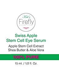 Kat’s Firefly Cosmetics Stem Cell Eye Serum-Helps Reduce Wrinkles, Fine Lines, Dark Circles & Reduces Puffiness & Sagging Under The Eyes. Made With Shea Butter & Swiss Apple Technology 15ML.