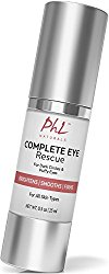 PHL Naturals Complete Eye Rescue Eye Cream for Dark Circles and Puffy Eyes, 0.5 fl. oz.