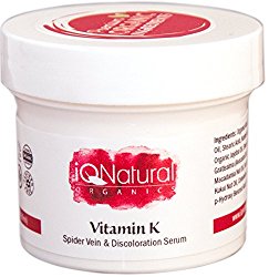 Premium – 2oz Vitamin K Serum to Diminish Varicose Veins, Spider Veins, Broken Capillaries and Age Spots