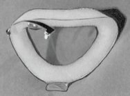 Pro Optics Clip On Moisture Chamber- Fits Left Eye — Size Medium- White in Color