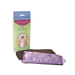 Spa Comforts Eye Pillow, Two-Tone Lavender/Chocolate Brown