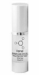Vernal Repair Care Eye Gel – Best Anti Aging Eye Treatment – For Puffy Eyes, Dark Circles, Under Eye Bags & More – 0.5 fl oz