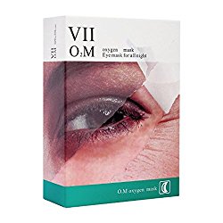 VIIcode O2M Oxygen Eye Mask Customized Skin Care Reducing Dark Circles, Puffiness and Wrinkles Anti Aging Eye Gels Pads Patches Sheets,6 Pairs/Box