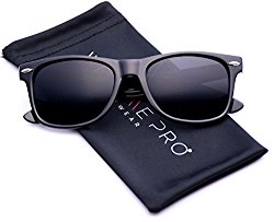 Black Classic Horn Rimmed 80’s Retro Sunglasses