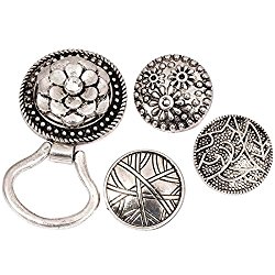 BMC Interchangeable Snap Centerpiece Eye Glass Holding Magnetic Brooch – Set 1