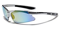 Children AGE 3-12 Half Frame Sports Cycling Baseball Sunglasses – Silver