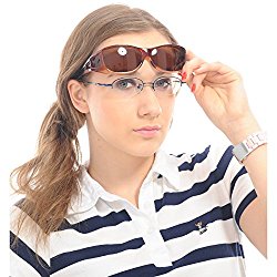 Duco Women’s Wraparound Glasses Polarized Sunglasses 8953 Brown