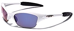 KIDS AGE 3-12 Half Frame Sports Sunglasses – Multiple Frame & Lens Colors