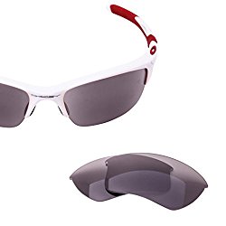 LenzFlip Oakley Half Jacket 2.0 XL Lens Replacement – Gray Polarized with Chrome Mirror Lenses