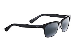 Maui Jim – Kawika – Gloss Black W/ Pewter Frame-Polarized Neutral Grey Lenses