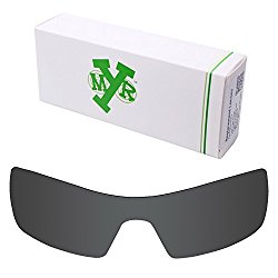 MRY Polarized Replacement Lenses for Oakley Oil Rig Sunglasses – Rich Option Colors (Standard, Stealth Black-Polarized)