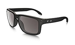 Oakley Holbrook Sunglasses,  Matte Black Frame/Warm Grey Lens, One Size