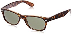 Ray-Ban NEW WAYFARER – TORTOISE Frame CRYSTAL GREEN Lenses 52mm Non-Polarized