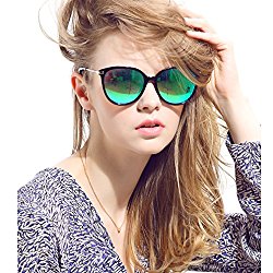 Women’s Polarized Sunglasses Cat Eye Sunglasses Aviator Wayfarer Sunglasses+Case