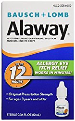 Bausch & Lomb Alaway Eye Itch Relief, 0.34 Ounce