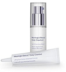 Meaningful Beauty by Cindy Crawford – Supercharged Anti-Aging Under Eye and Dark Circle Kit – Eye Enhancing Serum – Lifting Eye Crème Advanced Formula