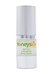 Nano-Molecular Antioxidant Eye Firming Serum- Manuka Honey, Natural, Organic,Wrinkle Remover, Aloe Vera, Vitamins A, C & E (.5 oz) by Honeyskin Organics …