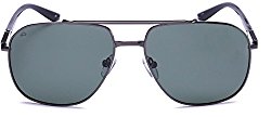 PRIVÉ REVAUX “The Dealer” Handcrafted Designer Polarized Aviator Sunglasses For Men & Women (Grey)