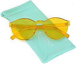 WearMe Pro – Colorful Transparent Round Super Retro Sunglasses