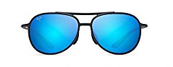 Maui Jim Alelele Bridge Sunglasses Matte Blue / Blue Hawaii