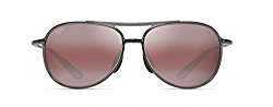 Maui Jim Alelele Bridge Sunglasses Translucent Smoke Grey / Maui Rose