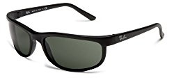 Ray-Ban PREDATOR 2 – BLACK/ MATTE BLACK Frame CRYSTAL GREEN Lenses 62mm Non-Polarized