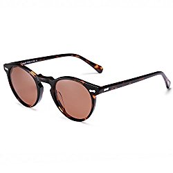 Vintage Round Sunglasses – Carfia Retro Polarized Sunglasses for Women Men, 100% UV400 Protection