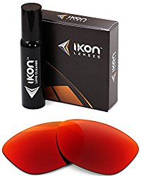 Polarized IKON Replacement Lenses For Oakley Sliver Round OO9342 Sunglasses – +Red