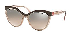 Sunglasses Miu MU 1 TS DHO4P0 BROWN/TRANSPARENT PINK