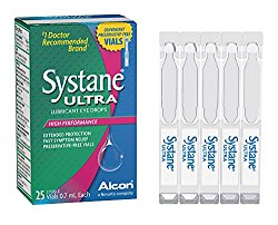 Systane Ultra Lubricant Eye Drops, 25 Vials, 0.7-mL Each