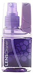 Glasses Cleaning Kit With 2 Oz Spray Cleaner & Microfiber Cleaning Cloth, Purple